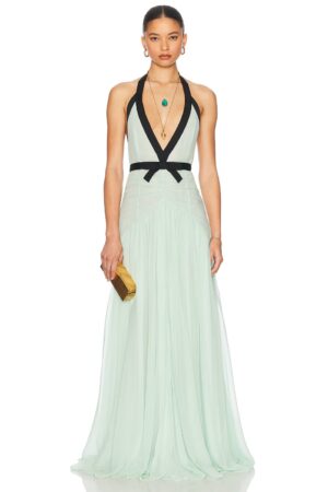 HELSA The Siren Dress in Silk Chiffon