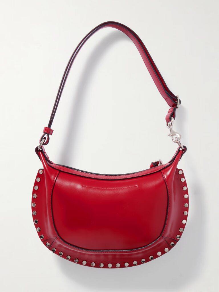 Oskan Moon Studded Leather Shoulder Bag Full Size Image 3