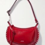 Oskan Moon Studded Leather Shoulder Bag Thumbnail 1