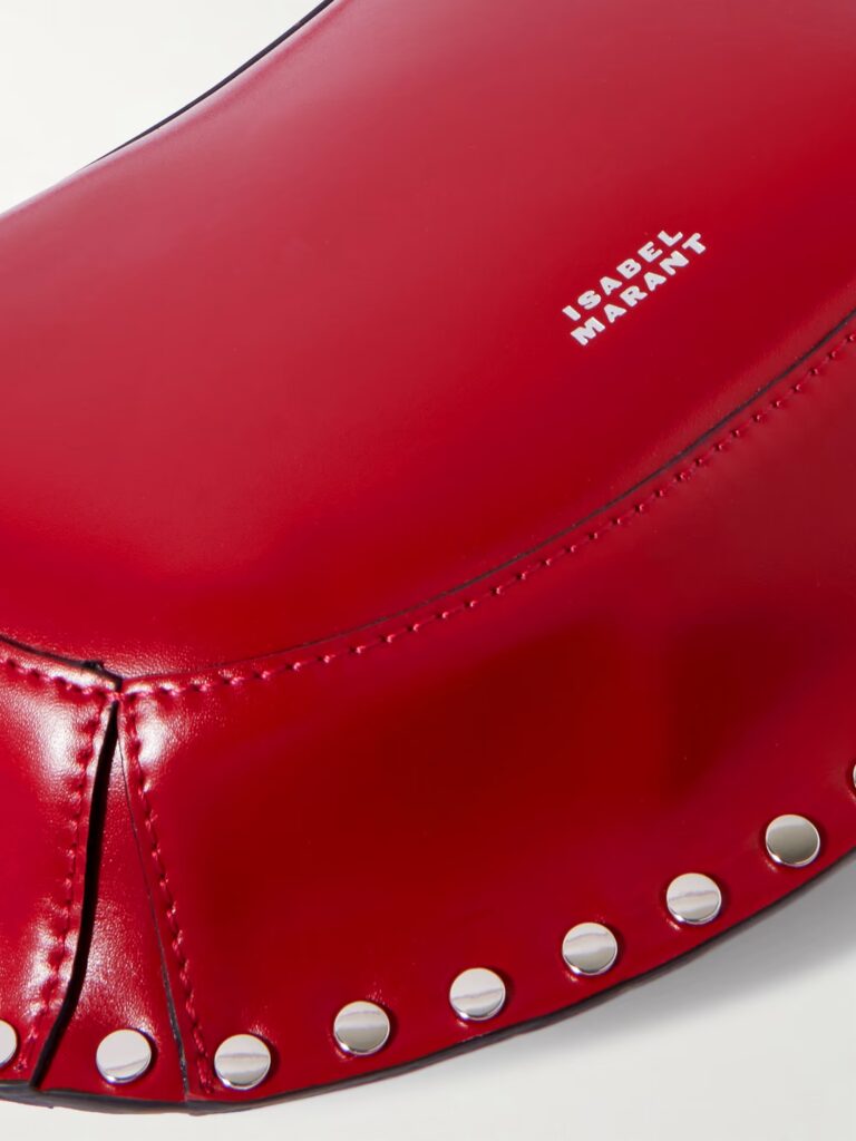 Oskan Moon Studded Leather Shoulder Bag Full Size Image 2