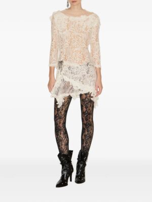 ISABEL MARANT Rubiana Floral-lace Ruffled Dress