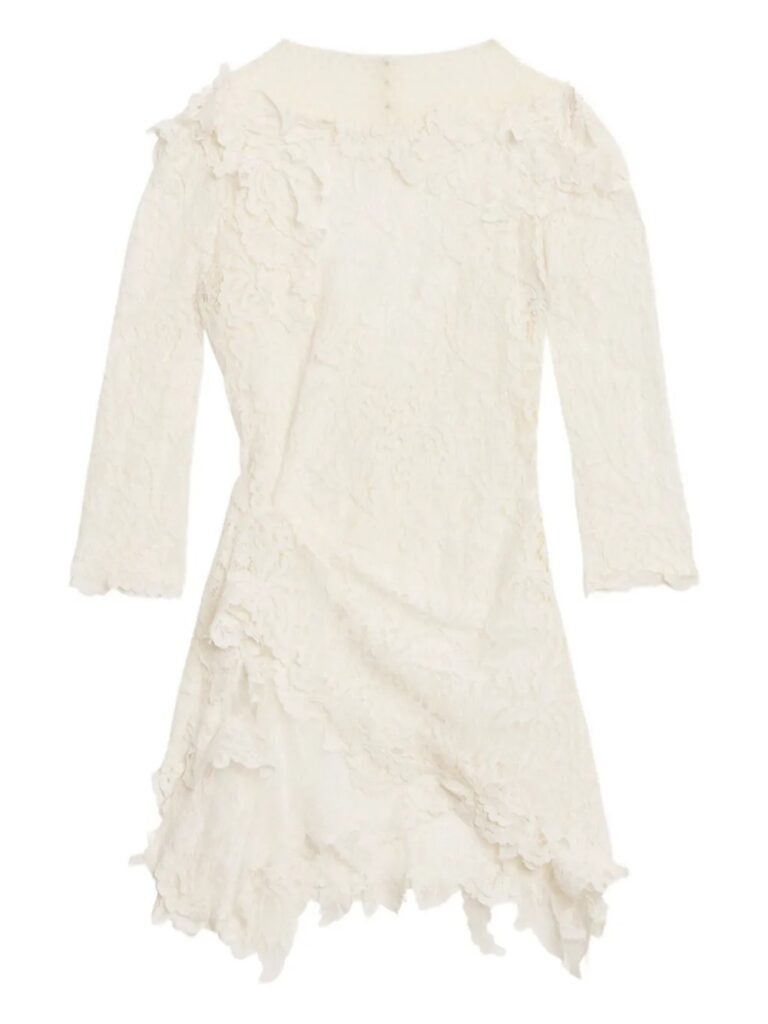Rubiana Floral-lace Ruffled Dress Full Size Image 4
