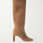 Samuele 85 Suede Knee Boots Thumbnail 1