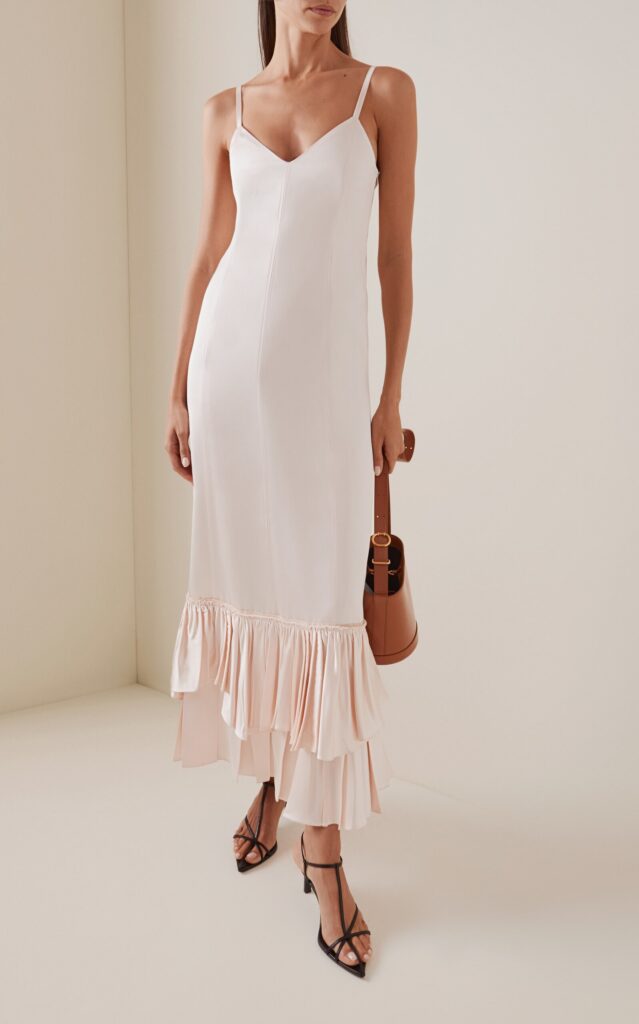 Silk-blend Dress Full Size Image 1