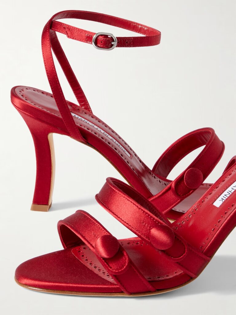 Neusita 90 Satin Sandals Full Size Image 2