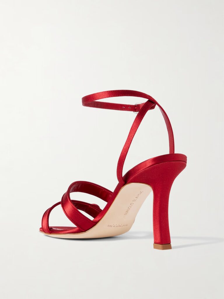 Neusita 90 Satin Sandals Full Size Image 3