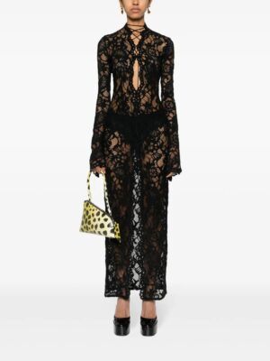 MANURI Sally Lace Midi Dress