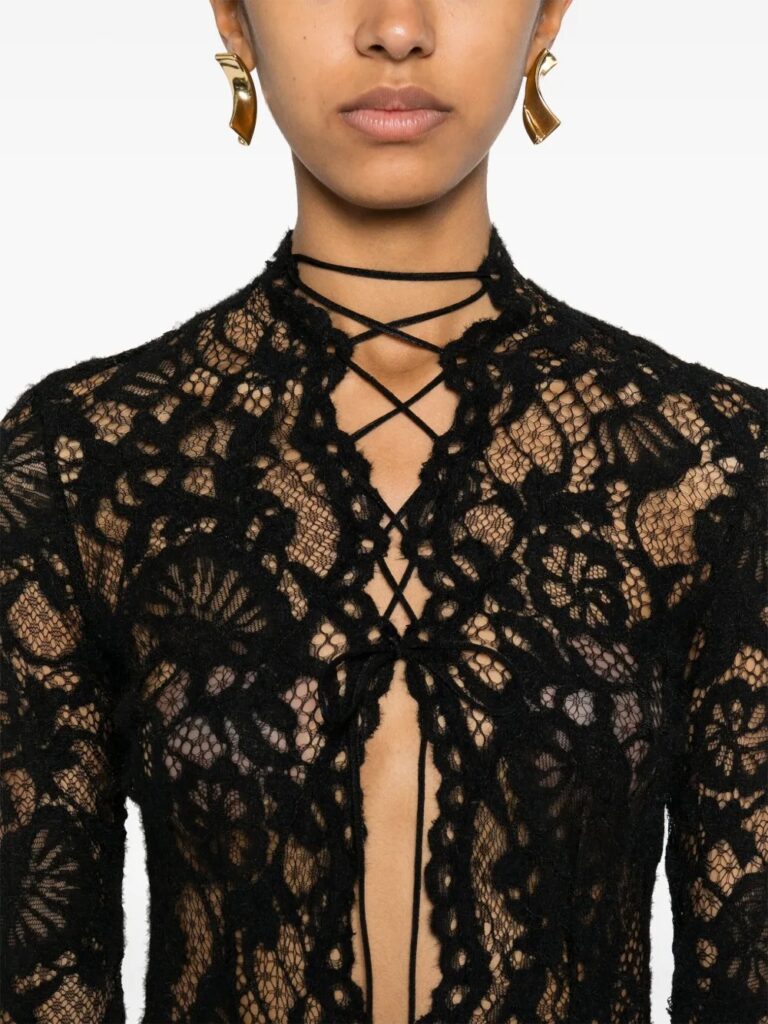 Sally Lace Midi Dress Full Size Image 4