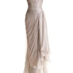 Pleated Lace-trim Gown Thumbnail 4