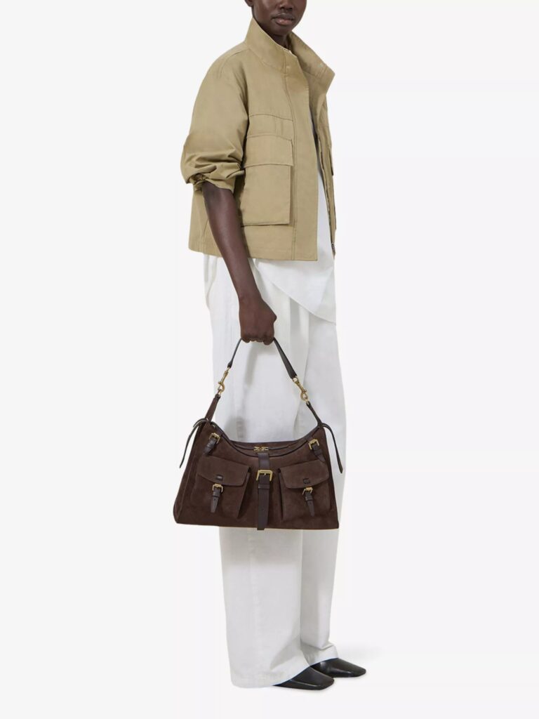 Roxanne Suede Shoulder Bag Full Size Image 6