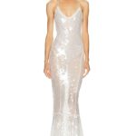 Low Back Fara Slip Fishtail Gown Thumbnail 1