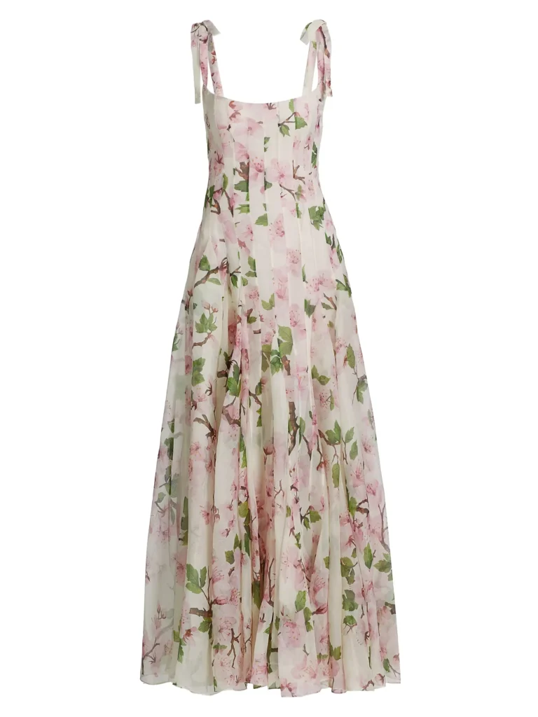 Cherry Blossom Organza Gown Full Size Image 4