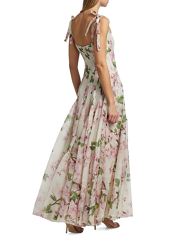 Cherry Blossom Organza Gown Full Size Image 3