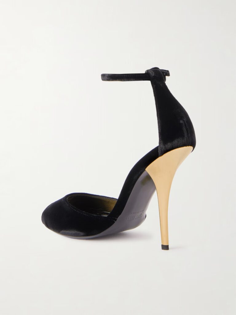 Jessica Velvet Sandals Full Size Image 3