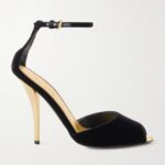 Jessica Velvet Sandals Thumbnail 1