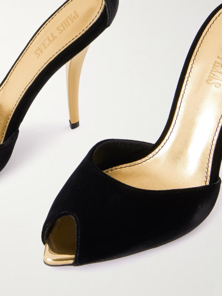 Jessica Velvet Sandals Full Size Image 2