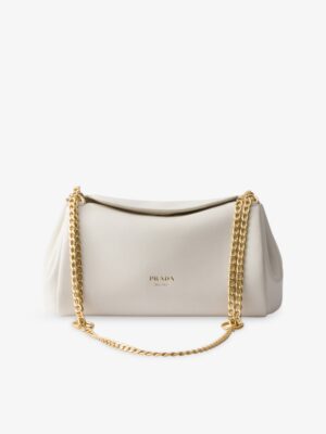 PRADA Tumulte Branded Leather Shoulder Bag