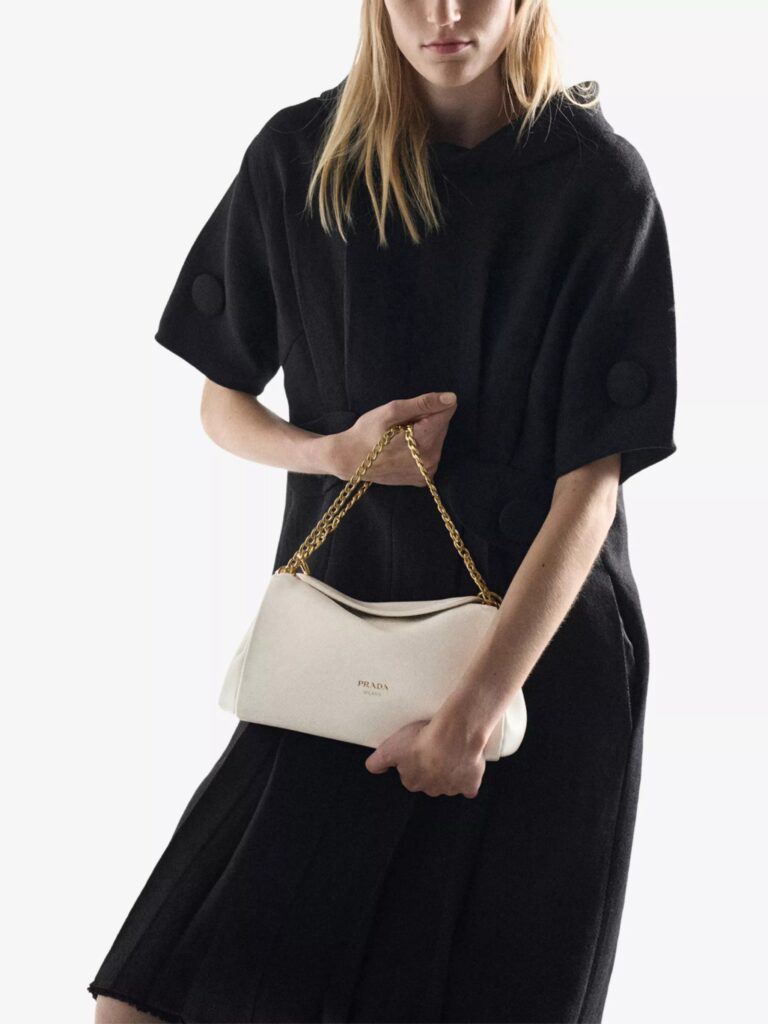 Tumulte Branded Leather Shoulder Bag Full Size Image 6