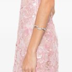 Floral-embroidered Mini Dress Thumbnail 4