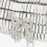 Crystal Bow Metal Shoulder Bag Thumbnail 5