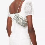 Crystal Bow Metal Shoulder Bag Thumbnail 2