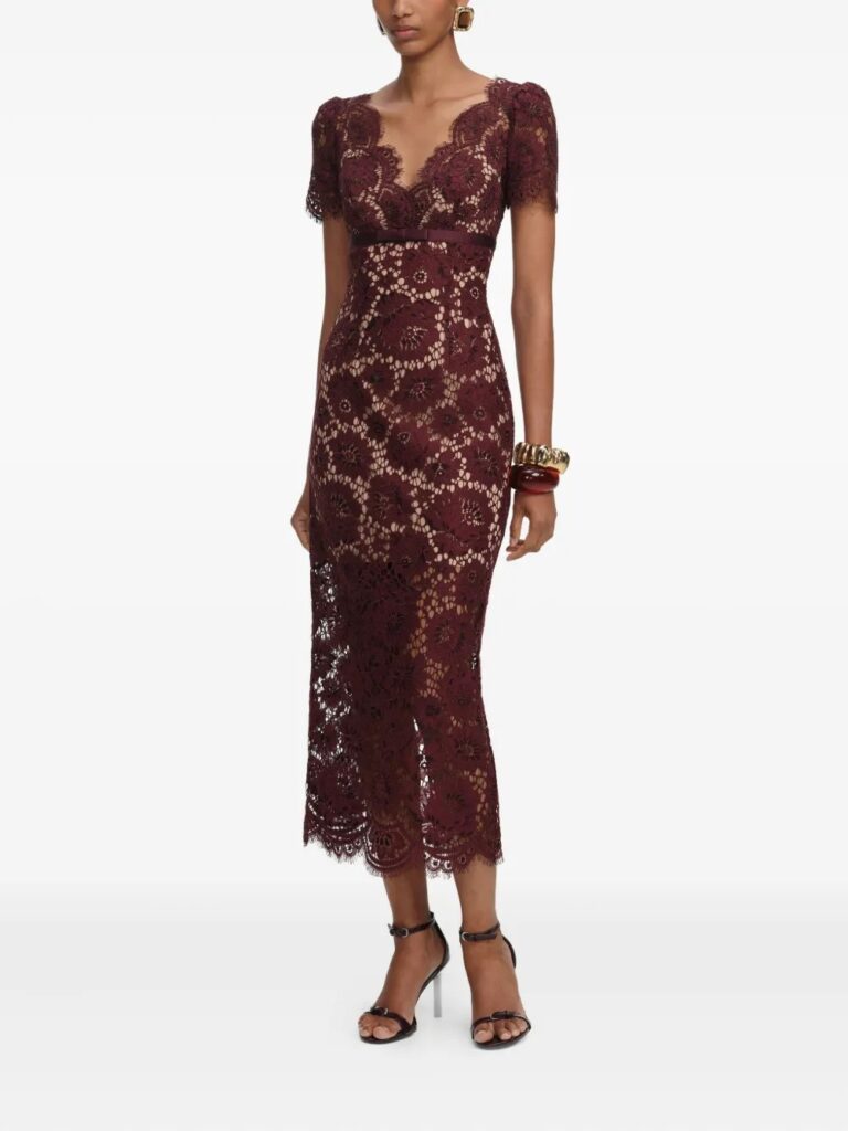 Floral-lace Maxi Dress Full Size Image 3