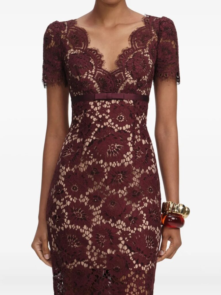 Floral-lace Maxi Dress Full Size Image 2