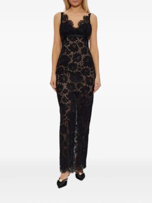 Floral-lace Maxi Dress