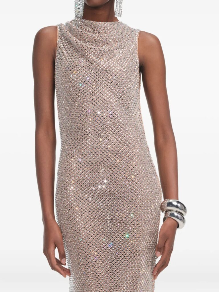Rhinestone-embellished Dress Full Size Image 3
