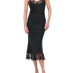 Nadia Lace-trimmed Midi Dress Thumbnail 1