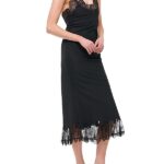 Nadia Lace-trimmed Midi Dress Thumbnail 4