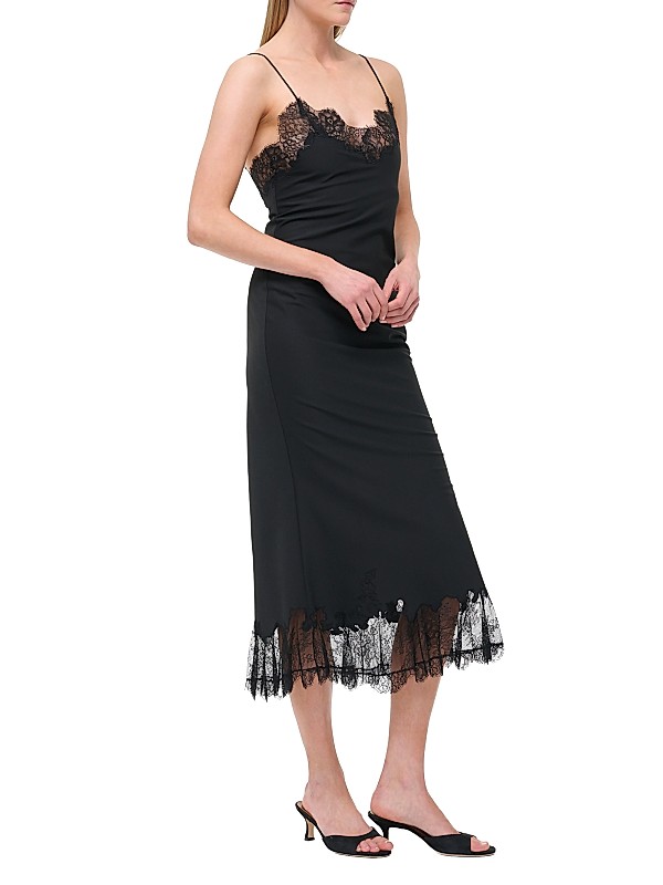 Nadia Lace-trimmed Midi Dress Full Size Image 4