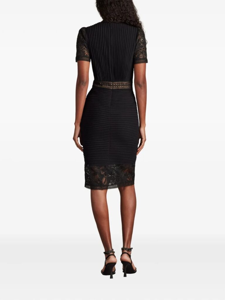 Brone Lace Pleated Dress Full Size Image 3