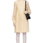Beige Layered Midi Dress Thumbnail 1