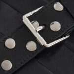 Studded Medium Leather Shoulder Bag Thumbnail 7