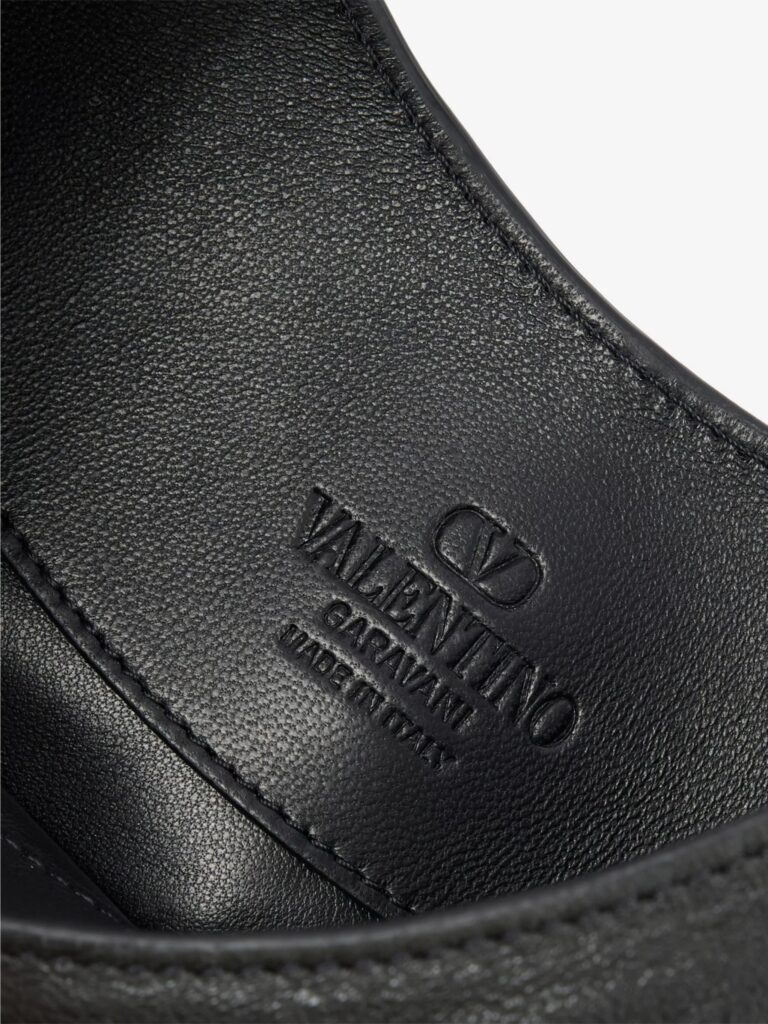 Studded Medium Leather Shoulder Bag Full Size Image 2