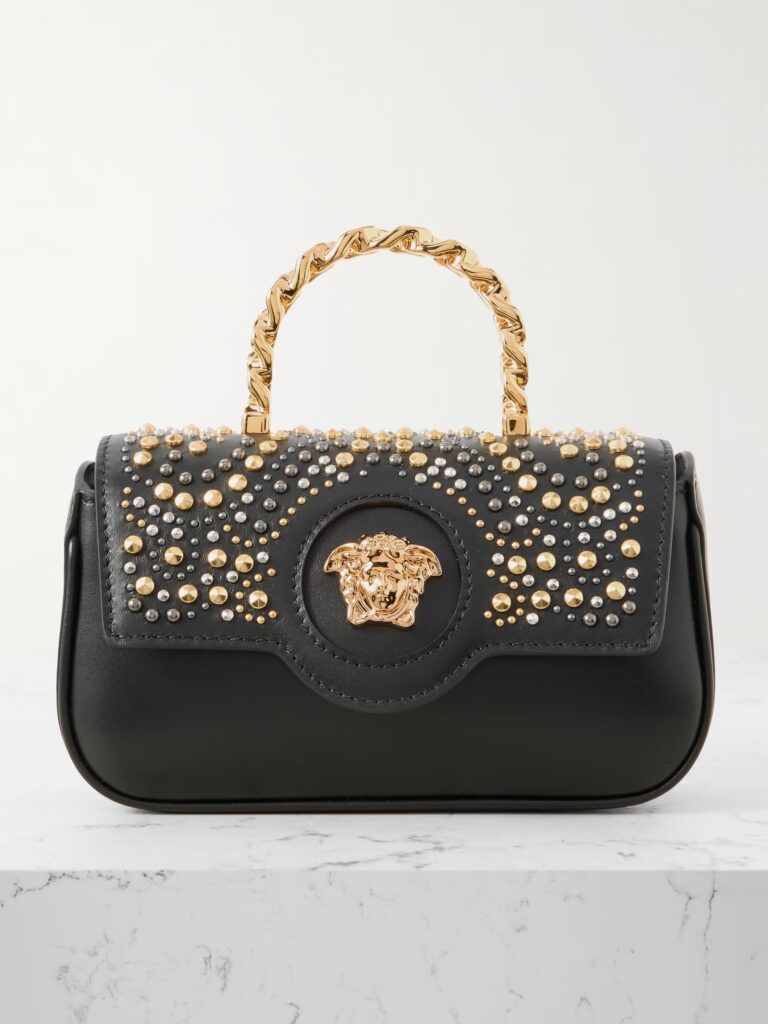Embellished Leather Tote Full Size Image 1