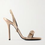 Opera Embellished Satin Slingback Sandals Thumbnail 1