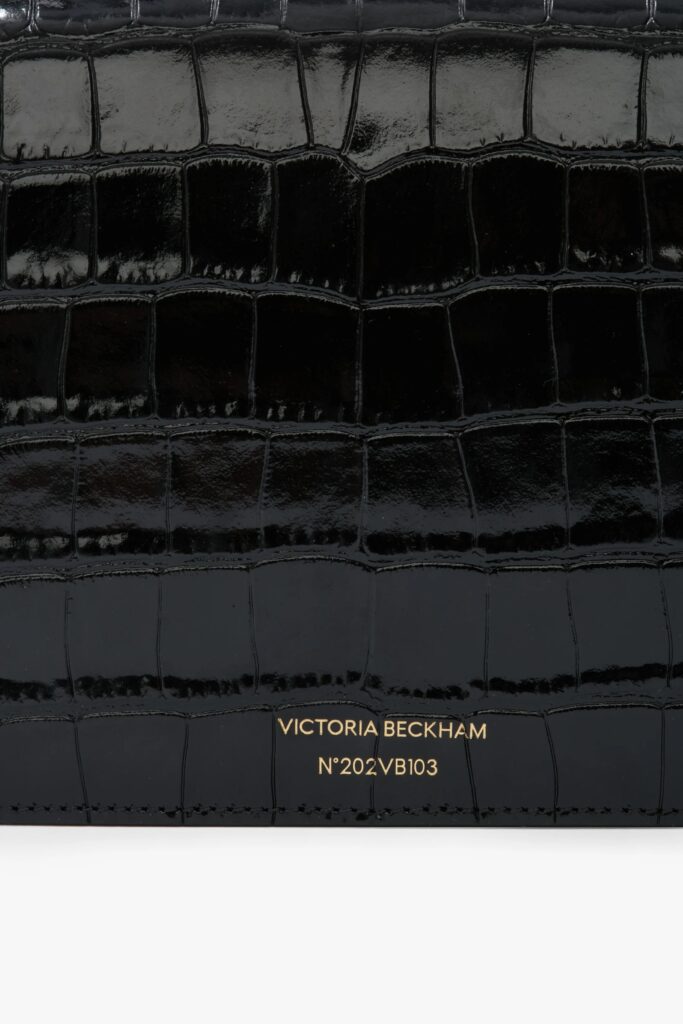 Dorian Pochette in Croc Embossed Leather Full Size Image 5