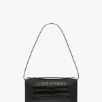 Dorian Pochette in Croc Embossed Leather Thumbnail 2