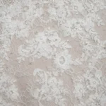 Frances High-Neck Lace Sheath Wedding Gown Thumbnail 4