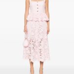 Floral-lace Midi Dress Thumbnail 1