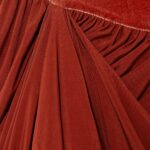Memento Draped Pleated Velvet and Stretch-knit Maxi Dress Thumbnail 3