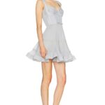 Pleated Draped Mini Dress Thumbnail 3