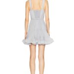 Pleated Draped Mini Dress Thumbnail 2