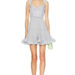 Pleated Draped Mini Dress Thumbnail 1
