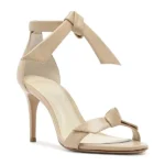 Clarita 75mm Bow Leather Sandals Thumbnail 2