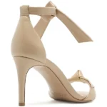 Clarita 75mm Bow Leather Sandals Thumbnail 3