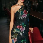 Hardware Halter Scarf Slip Maxi Dress Thumbnail 3