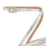 Tell Me 85mm Strappy Metallic Leather Sandals Thumbnail 5